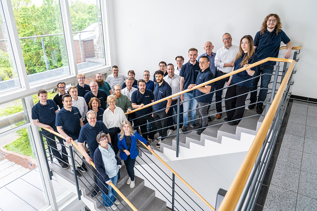 Das Team von DOKUMENTA versammelt in Hamburg
